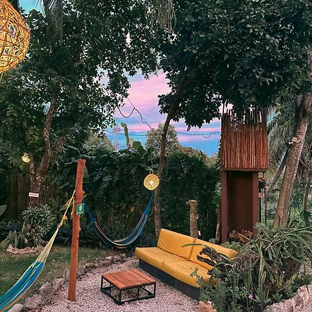 El Buho Bacalar Eco-Cabanas Hostal Buitenkant foto