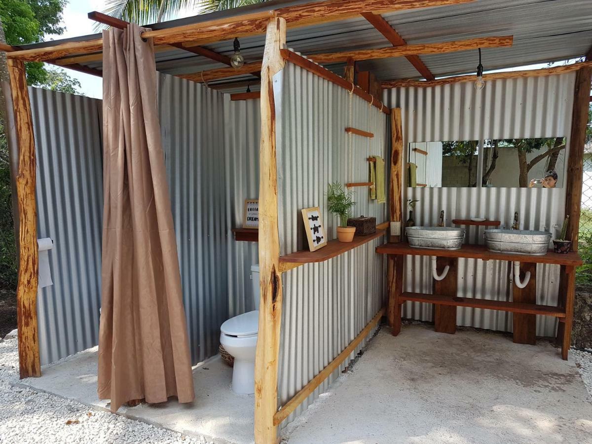 El Buho Bacalar Eco-Cabanas Hostal Buitenkant foto