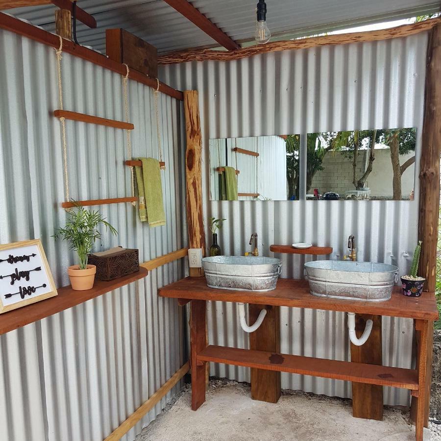 El Buho Bacalar Eco-Cabanas Hostal Buitenkant foto