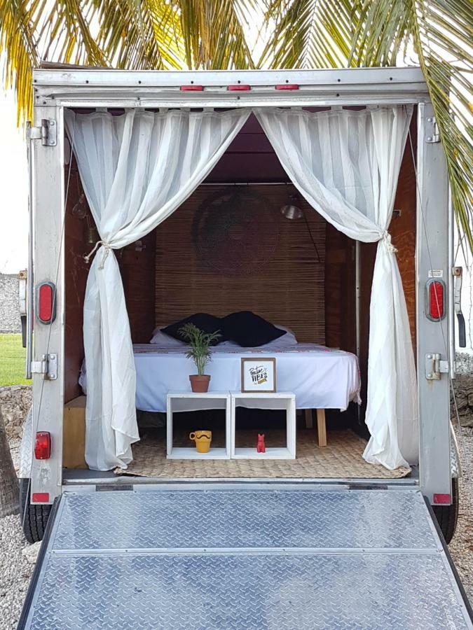 El Buho Bacalar Eco-Cabanas Hostal Buitenkant foto