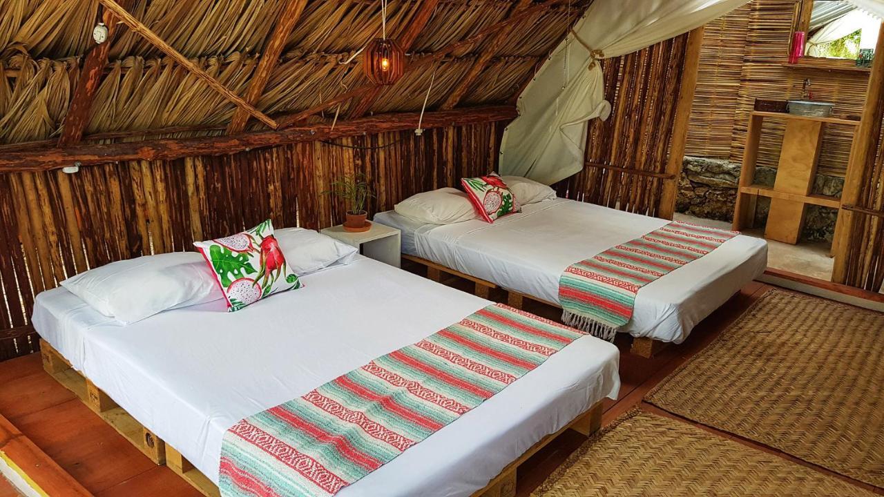 El Buho Bacalar Eco-Cabanas Hostal Buitenkant foto