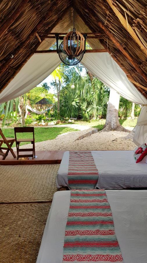 El Buho Bacalar Eco-Cabanas Hostal Buitenkant foto
